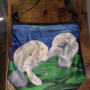 A Satiny Manatee Purse
